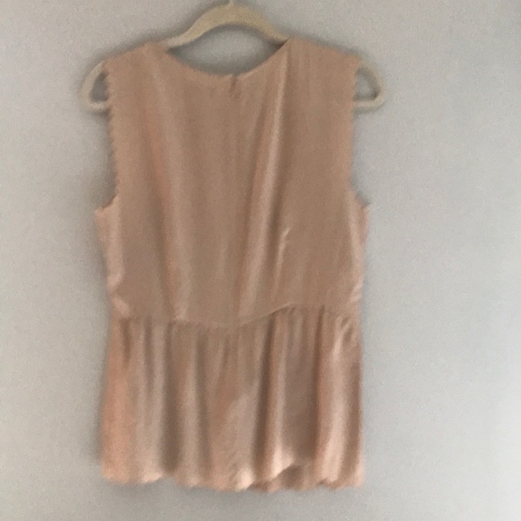 Madewell Scalloped Silk Blouse NWT - Picture 4 of 8